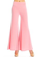 KLKD Women's Solid Wide Leg Palazzo Pants