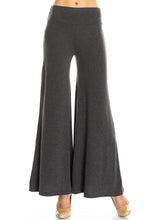 KLKD Women's Solid Wide Leg Palazzo Pants