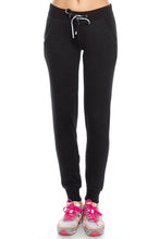 KLKD Women's Basic Slim Fit Tapered Jogger Fleece Pants