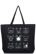 KLKD Women's Eco-Friendly Printed Heavy Canvas Tote Bag