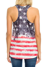 KLKD Women's American Flag Tank Top