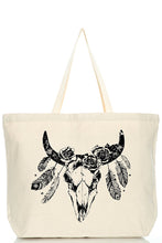 KLKD Women's Eco-Friendly Printed Heavy Canvas Tote Bag