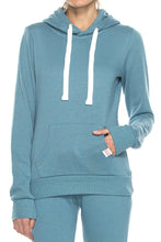 KLKD Women's Slim Fit Pullover Fleece Hoodie Jacket