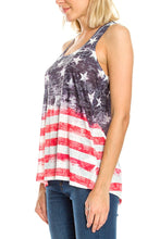 KLKD Women's American Flag Tank Top